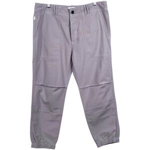 CITIZENS OF HUMANITY Agni Cropped Utility Pants Size 32 Cotton Beige Taupe EUC